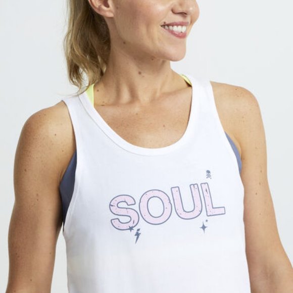 SOUL BY SOULCYCLE Sophie Twist Back Tank Open Back - Picture 5 of 10